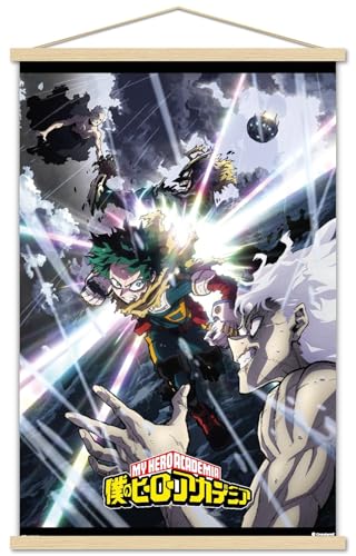 My Hero Academia: Final Season - One Sheet Wall Poster with Magnetic Frame, 34L…