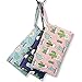 Optimech Set of 3 Cactus Pattern Canvas Zipper Coin Purse Wallet Bag Cosmetic Pen Pencil Stationery Pouch Bag Case by Erlvery DaMain