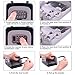 Key Lock Box, Quneed Key Box Storage 5-10 Door Keys,4-Digit Multi-Combination Code, Security Lock Box for House Key and Car Key,Fashion and Useful Lock Boxes !