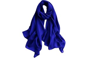 HAREWOM Chiffon Hijab for Women Sheer Shawl and Wraps for Wedding Bridal Scarves Summer Lightweight Sun-proof Scarf