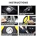 Audew Portable Air Compressor Pump, 12V DC Tire Inflator, 150 PSI Tire Pump for Car, Truck, Bicycle, RV and Other Inflatables