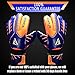 ATHPIK Soccer Goalie Gloves, Junior Indoor & Outdoor Goalkeeper Gloves with Finger Spines Protection and Strong Grip for Kids, Youth, Girls and Boys