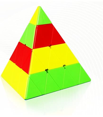 Amazon.com: CuberSpeed QY Toys 4x4 Pyramid stickerless Magic Cube