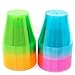 EDI Hard Plastic Party Cups, Assorted Neon (9oz, 50 Count)