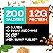 TRUWOMEN Plant Fueled Protein Bars, Oh Oh Cookie Dough (12 Count) | Non-GMO, Vegan, Gluten Free, Kosher, Soy Free, Dairy Free, Healthy Snack Bar, Natural Ingredients | 12g Proteinthumb 4