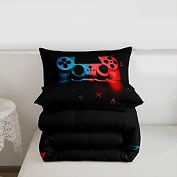 Erosebridal Boys Gamepad Comforter Set Queen,Play