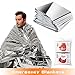 ifory Emergency Blankets, Space Blanket Survival kit Camping Blanket. Perfect for Outdoors, Hiking, Survival, Bug Out Bag, Marathons or First Aid (Pack of 6)thumb 1