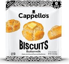 Cappello's Buttermilk Biscuits, Gluten Free, Frozen Bread 12.1oz