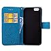 iPhone 7 Plus Flip Case, iPhone 7 Plus Case, iPhone 7 Plus Case Card Holder,Kasedd Premium Synthetic Leather Wallet Case Stand Feature Magnet Flip Cover for iPhone 7 Plus,Blue