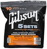 Gibson Gear SVP-700L Brite Wires 5 Set Electric Guitar Strings.10-.046