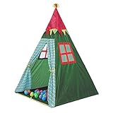 Onway Children Playhouse Indian Play Tent Kids Indoor Play Toys, Green