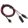 EF ECOFLOW Solar Charge Cable Solar Connector to XT60 Adapter Connector Connect Solar Panel for Portable Power Station & Sola