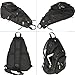 Larswon Sling Backpack, Sling Bag Laptop, Crossbody Bag Men, Shoulder Bags Black