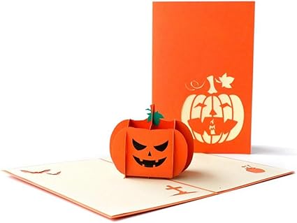 Cartolina D Auguri Di Halloween Felice Biglietto D Invito Festa Zucca Fantasma Pipistrello Strega Design Per Bambini Busta Busta Inclusa Amazon It Casa E Cucina