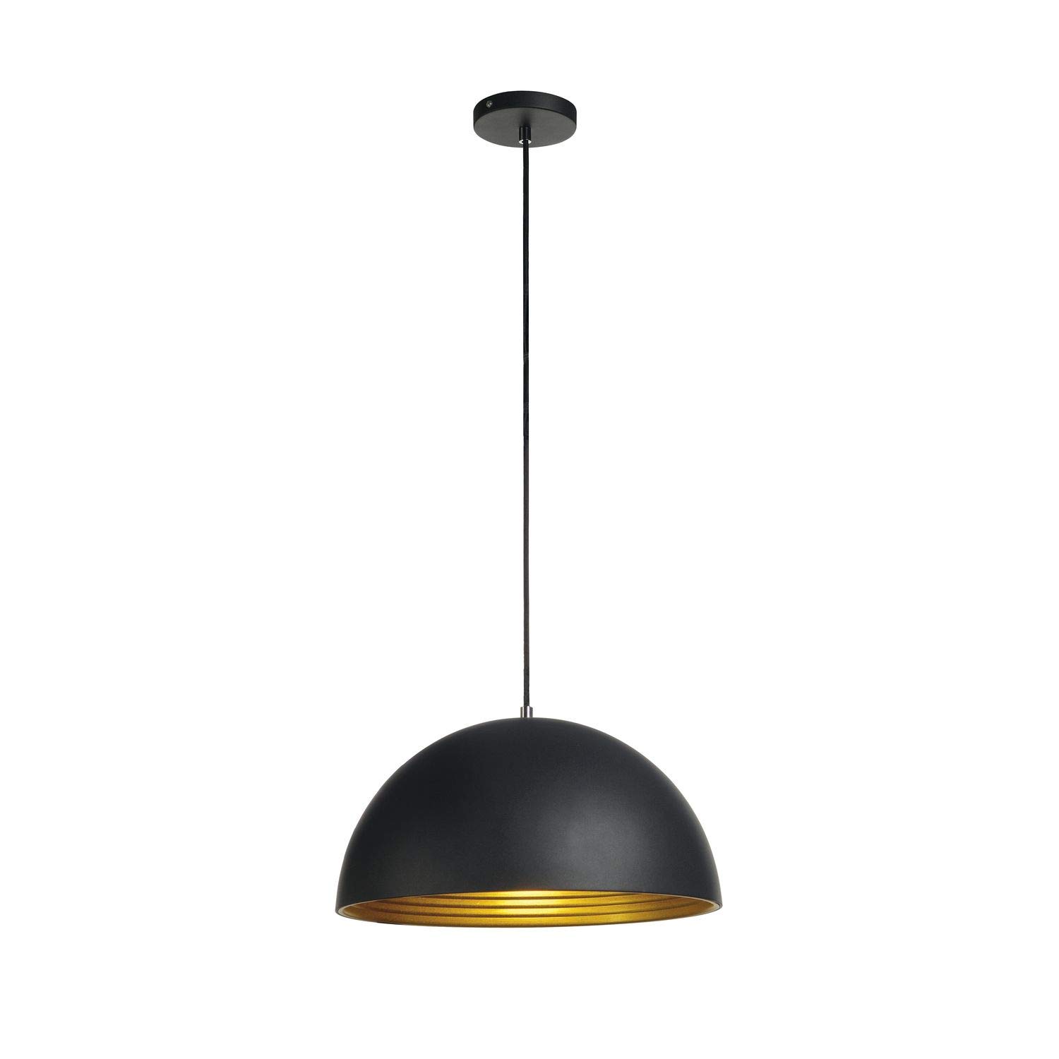 SLV Pendant Light FORCHINI M PD-2 / Living Room lamp, Indoor Lighting, Dining Room Drop Light, LED, Ceiling Light / E27 40W Black