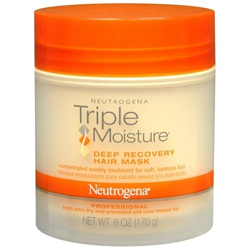 Neutrogena Triple Moisture Deep Recovery Hair Mask 6 oz (Pack of 4)