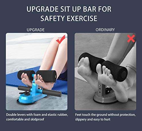 AERLANG-Sit-Up-Bar-for-Floor-Upgraded-Portable-Sit-Up-Assistant-Device-Abdomen-Exerciser-with-2-Suction-Cups-Adjustable-Self-Suction-Sit-Up-Bar-Household-Fitness-Equipment-for-Body-Building