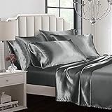 AiMay 6 Piece Bed Sheet Set Deep Pocket Luxury Rich