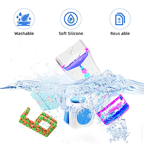 Sensory Fidget Toys Set Fidget Pack Cheap, Relieves Stress and Anti-Anxiety Push pop for Kids Adults Perfect for Birthday Party Favors, School Classroom Rewards 8 Pcs