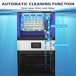 Commercial Ice Maker Machine, 70 LBS/24H Under