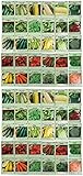 Set of 60 Vegetable and Herb Seeds - 30 Total