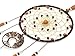 Urdeoms Tree of Life Crystal Dream Catchers for Boys Brown Boho Dream Catcher Wall Decor for Bedroom Adult Smoky Quartz Hanging Decor for Dorm Living Room(NO.10)