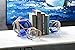IMAX 50890-3 Buoyant Glass Floats in Blue - Set of 3 Glass Fishing Net Floats - Coastal Indoor and Outdoor Accessory. Decorative Accessories