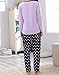 MyFav Big Girls Heart-Shape Sleepwear Novelty Cat Pajama Set Comfortable Bottoms