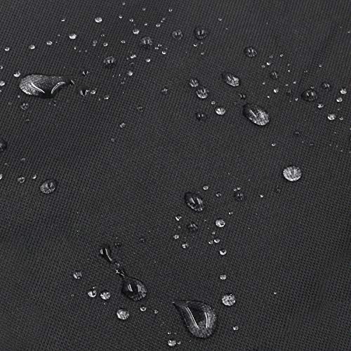 Quable Window Air Conditioner Cover, Sturdy AC Window Unit Covers,Bottom Covered, Small/Medium/Large. (Black, 27.5" W x 19.5" H x 23" D) - Thumbnail 3