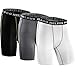 Neleus Men's 3 Pack Compression Short