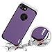 iPhone 7 Case, OUBA [Anti-Drop] Hybrid Defender Dual Layer Shockproof Rugged Premium Protective Case Cover for Apple iPhone 7 - Purple