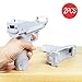 Wii Motion Plus Gun for Nintendo Wii Controller + Wii Shooting Games (White,Set of 2)
