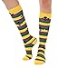 MARDI GRAS KNEE SOCKS - Apparel Accessories - 2 Pieces