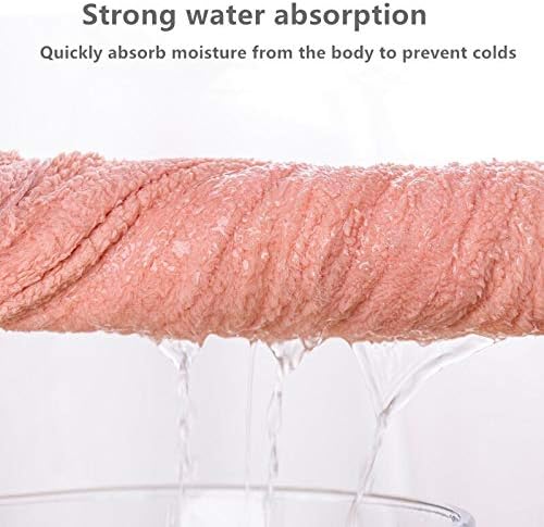 HUOCAI Premium Hooded Towels For Kids 33x59 inch, Pink, 85 cm/150 cm - Image 5