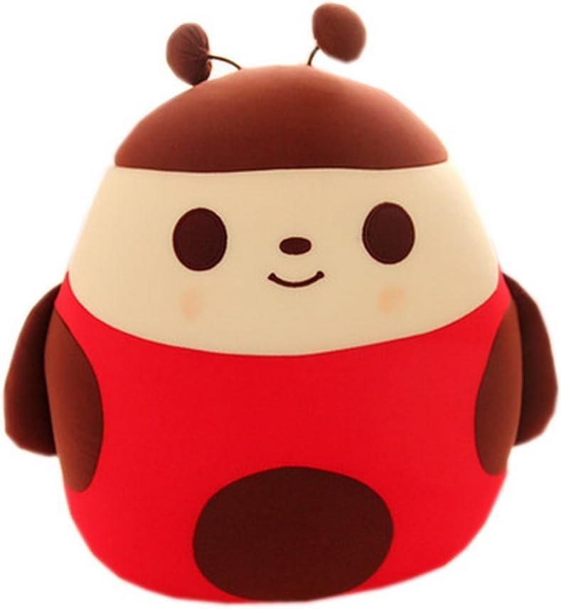 UE STORE Super Adorable Animal Allegiance Microbead Pillow Kids Cuddly Toy Ladybird