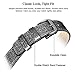 SWEES Compatible for Samsung Galaxy Watch 5 40mm 44mm / 5 Pro 45mm / 4 Classic, 20mm Slim Thin Genuine Leather Replacement Band for Women Men