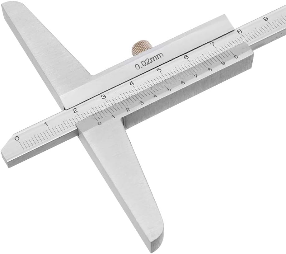 uxcell 0300mm Depth Vernier Caliper Micrometer Gauge Measuring Tool 0