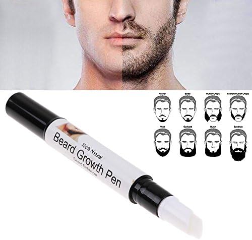 3 Pen - Faster Natural Face Beard Mustache Growth Enhancer Fast Grow Liquid Oil Pen Design
