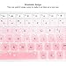 Keyboard Cover Compatible with 2019 2018 HP Pavilion 15 Series/HP Pavilion x360 15.6” Series/HP Envy x360 15.6” Series/HP Envy 17 Series/HP Laptop 15t 17t 17-ca0011nr 17-by0040nr -Gradual Pink
