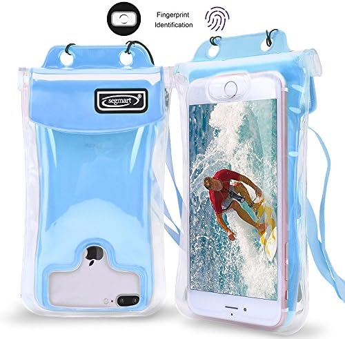 Waterproof Case,Floatable SEGMART IPX8 Waterproof Phone Pouch Underwater Dry Bag for iPhone 8/8 plus/7/7 plus/6S/6/6 plus; Galaxy S8/S7 Edge/S6 Edge Plus; Google Pixel/Pixel Plus (blue)