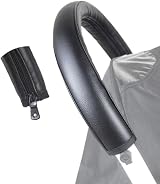 SeedFuture Pram Handle Covers Black for Babyzen Yoyo Stroller Protector view 1
