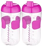 OXO Tot Pink Sippy Cup with Leakproof Valve, 11 Ounce, 2 Pack