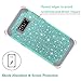 LONTECT Compatible Galaxy S8 Case Luxury Glitter Sparkle Bling Heavy Duty Hybrid Sturdy High Impact Shockproof Protective Cover Case for Samsung Galaxy S8, Shiny Teal