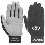 Saranac Tackified Adult Football Receiver Gloves