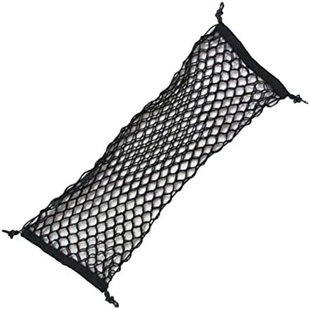Trunk Storage Net Mesh Cargo Net Hammock Cargo Storage Vehicle Organizer with 4 Adjustable Hook 43.3"×19.7"
