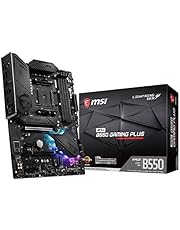 MSI MPG B550 Gaming Plus Gaming Motherboard (AMD AM4, DDR4, PCIe 4.0, SATA 6Gb/s, M.2, USB 3.2 Gen 2, HDMI/DP, ATX)