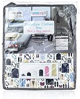 HANGERWORLD Pack of 5 Grey Breathable Cashmere Jumper Storage Pouch Bag view 8