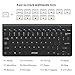 UPWADE Wireless Keyboard and Mouse Combo 2.4GHz Wireless Keyboard Mouse Combo with Whisper Quiet Design and Long Battery Life for Laptop Mac Tablet Desktop PC Computer Smart TV (Black-Compact Size)