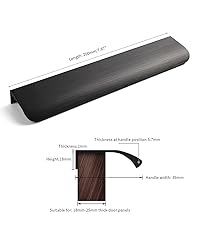 BaiNong 5 Pack 8 inch self Adhesive Cabinet pulls