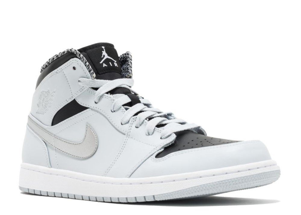 air jordan 1 mid wolf grey pure platinum